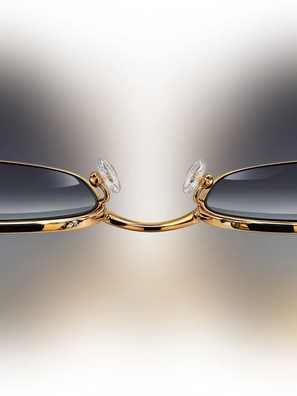 GUESS GU00194 32B Women’s Oversized Square Sunglasses Gold Gradient Lens NEW
